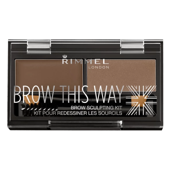 Rimmel Brow This Way Eyebrow Kit 002 Medium Brown