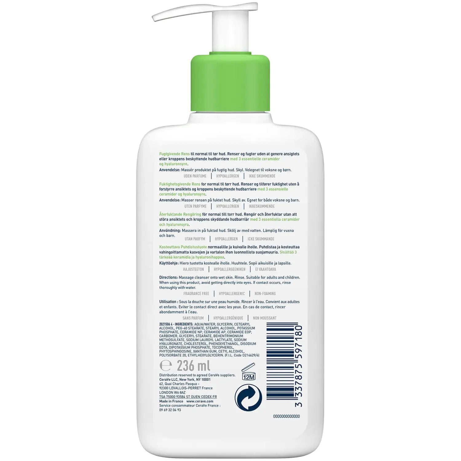 CeraVe Hydrating Cleanser 236ml - CeraVe
