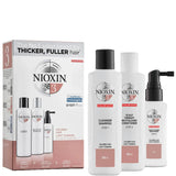 Nioxin-Part System 3 Trial Kit for Coloured Hair with Light Thinning