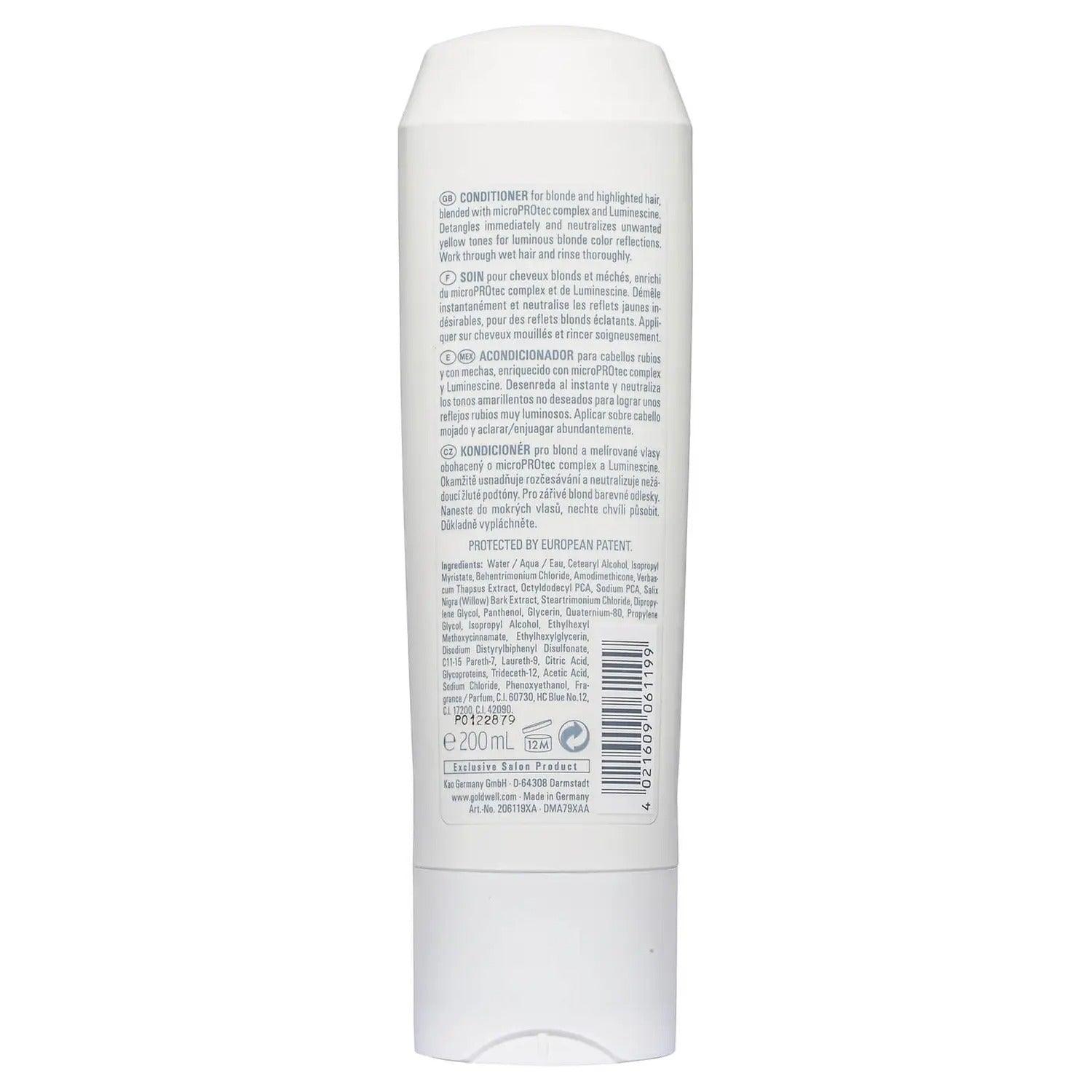 Goldwell Dualsenses Blonde and Highlights Anti-Yellow Conditioner 200ml - Goldwell