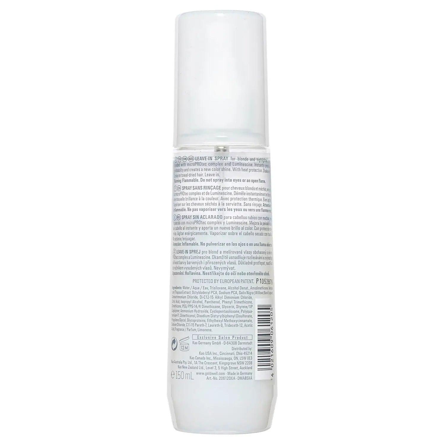 Goldwell Dualsenses Blonde and Highlights Anti-Yellow Serum Spray 150ml - Goldwell