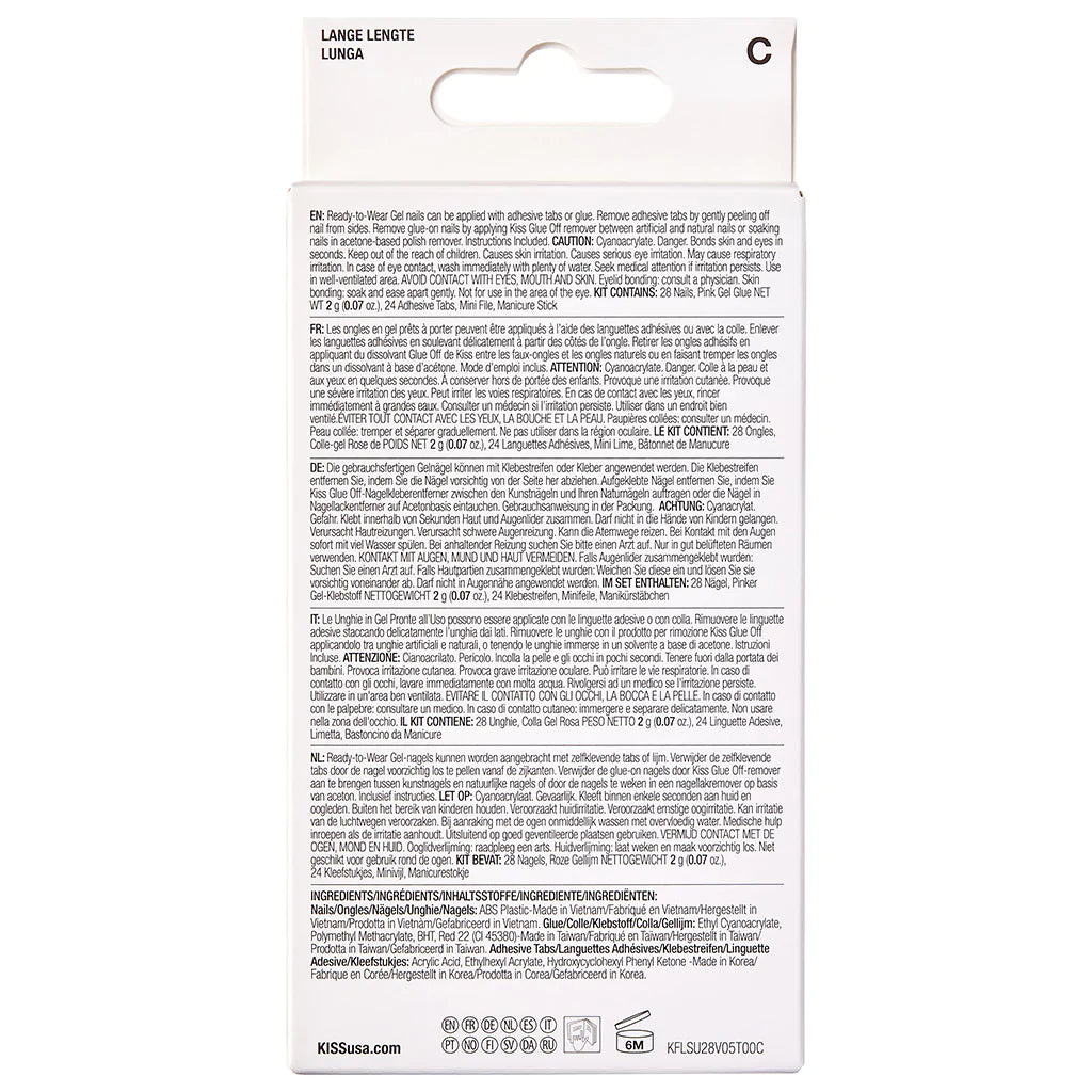 KISS Gel Fantasy Sculpted Nails - Back it up