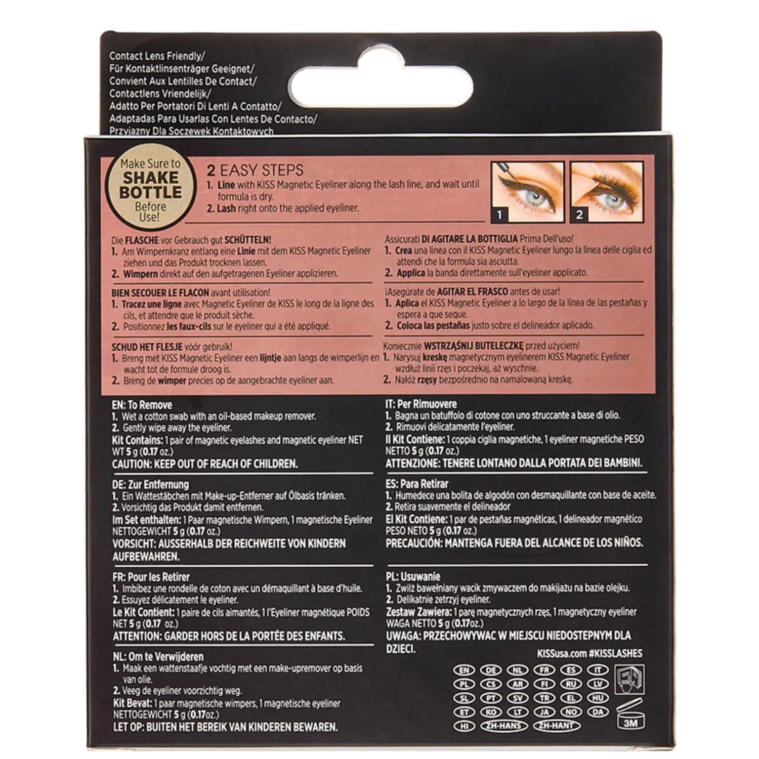 KISS Magnetic Eyeliner/Eyelash Kit - Lure