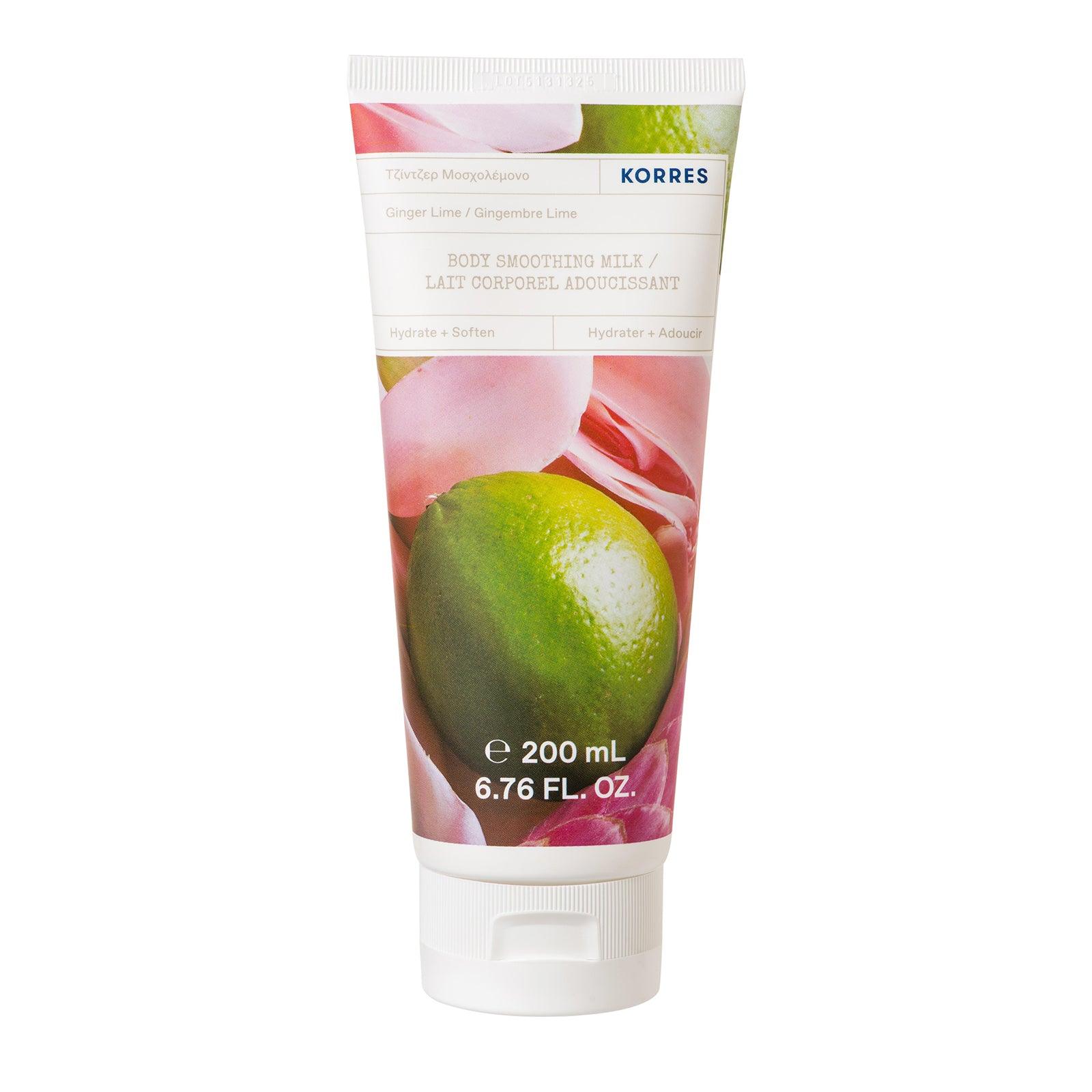 KORRES Ginger Lime Body Smoothing Milk 200ml - Korres