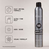 Redken Quick Dry Hairspray 18 High Hold 400ml