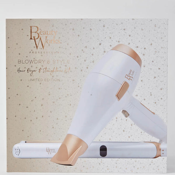 Straightener and sales blow dryer set