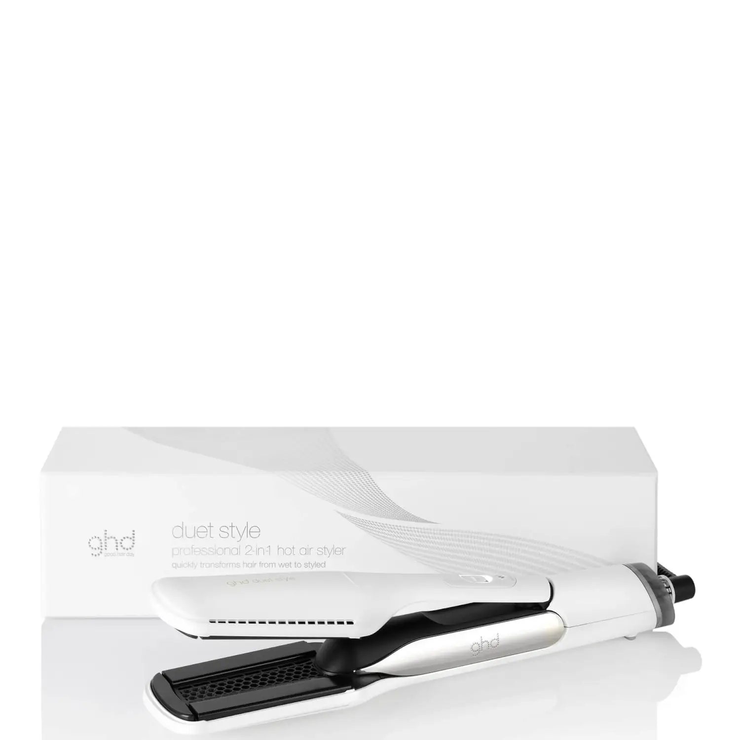NEW ghd Duet 2-in-1 Hot Air Styler - White
