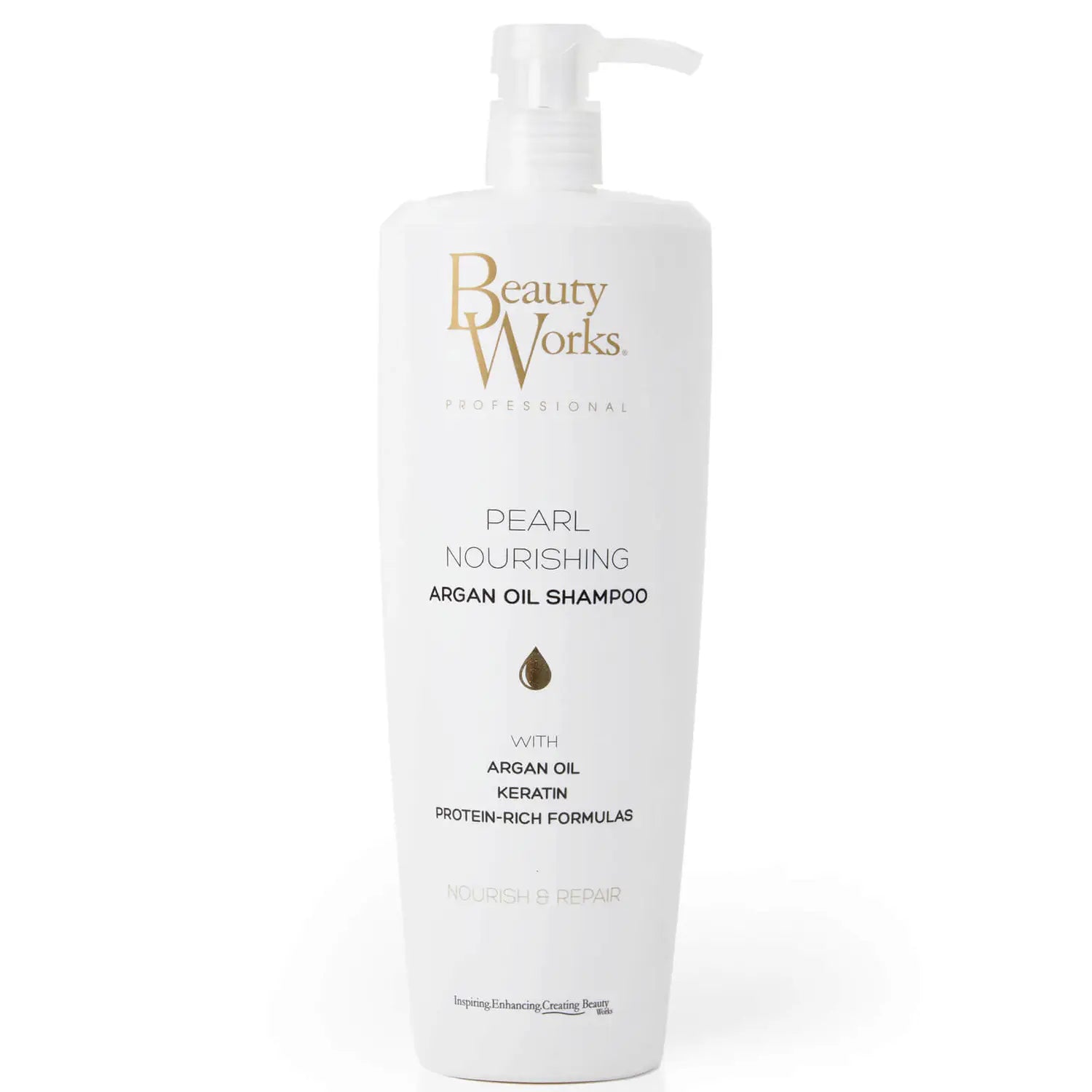 Beauty Works Pearl Nourishing Argan Oil Shampoo 1000ml