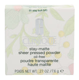 Clinique Stay-Matte Sheet Pressed Powder - 01 Stay Buff 7.6g