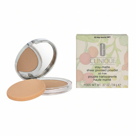 Clinique Stay-Matte Sheet Pressed Powder - 02 Stay Neutral 7.6g