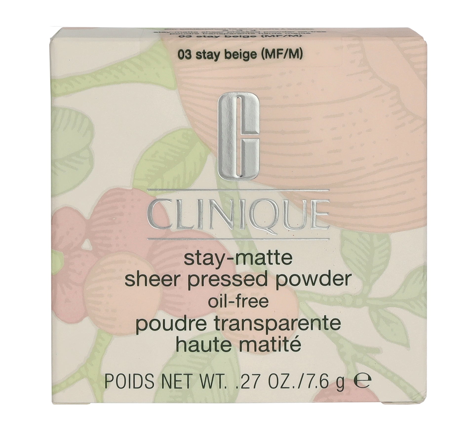 Clinique Stay-Matte Sheet Pressed Powder - 03 Stay Beige 7.6g