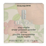 Clinique Stay-Matte Sheet Pressed Powder - 03 Stay Beige 7.6g