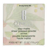 Clinique Stay-Matte Sheet Pressed Powder - 04 Stay Honey 7.6g