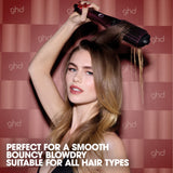 ghd Duet Blowdry Hair Dryer Brush Festive Gift Set in Cherry Chic