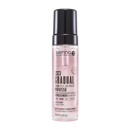Sienna X Gradual Clear Self Tan Water Mousse 190ml