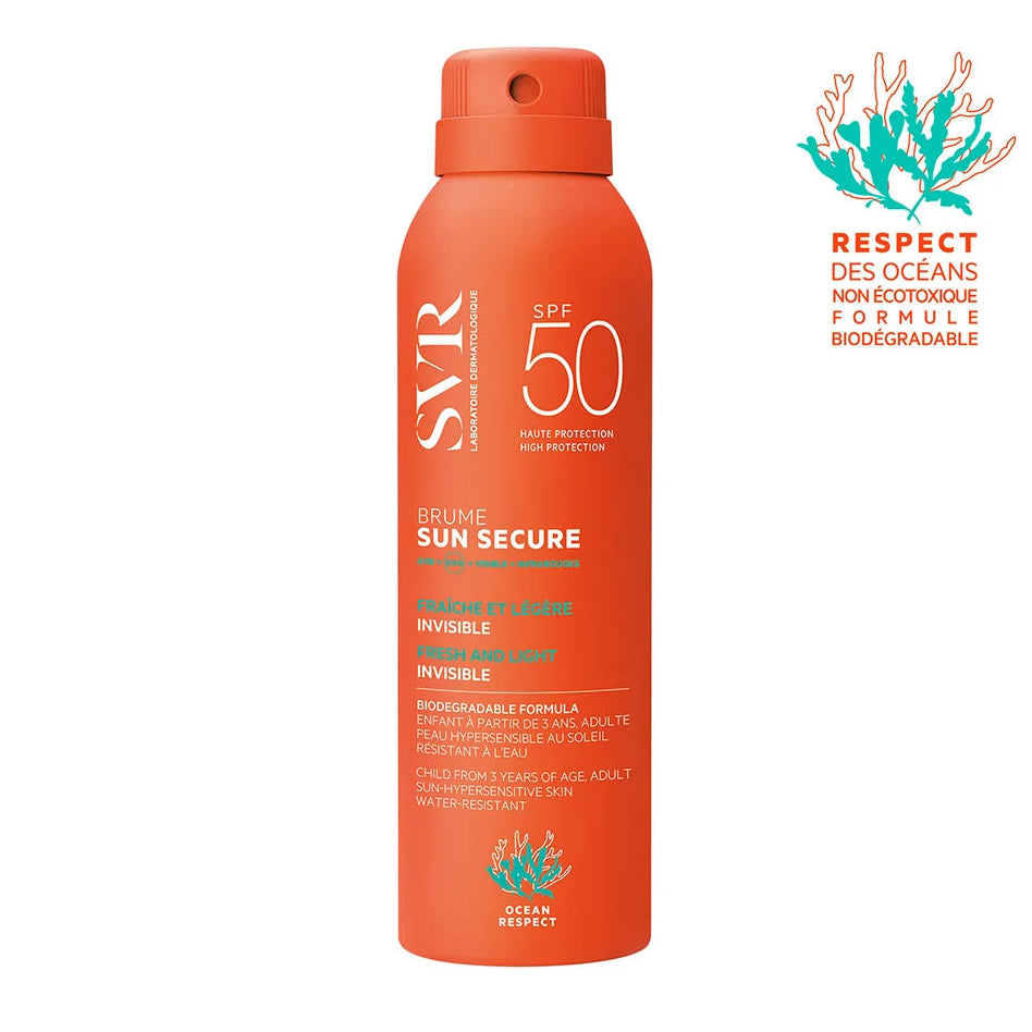 SVR SPF50 Brume Sun Secure Invisible 200ml