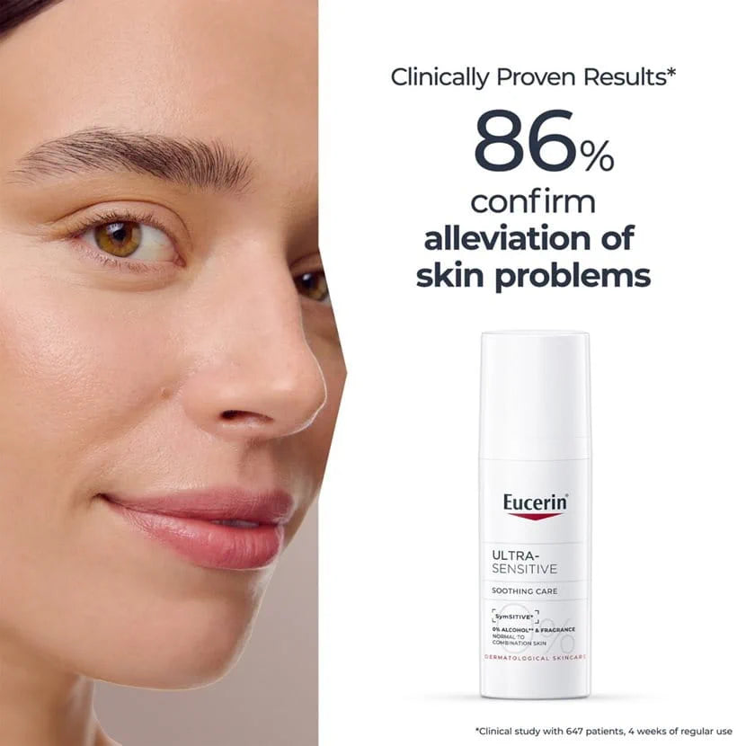 Eucerin Ultra Sensitive Soothing Face Cream for Normal to Combination Skin 50ml