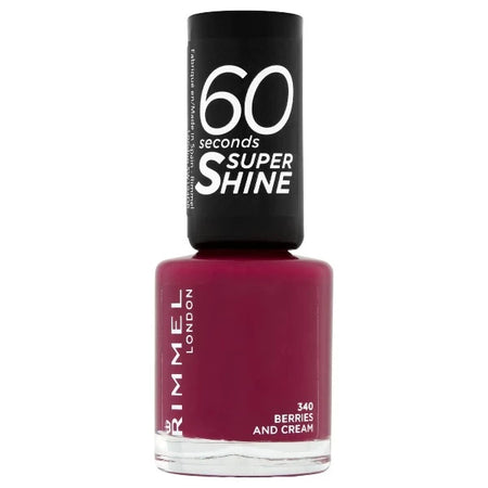 Rimmel 60 Seconds Super Shine Nail Polish 340 Berries & Cream