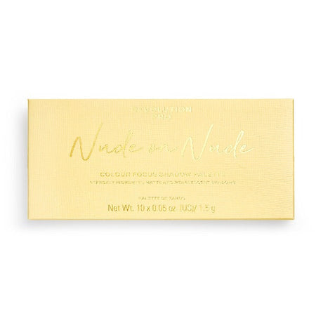 Revolution Nude on Nude Colour Focus Shadow Palette