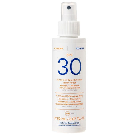 Korres Sunscreen Spray Emulsion Body+Face SPF30 150ml