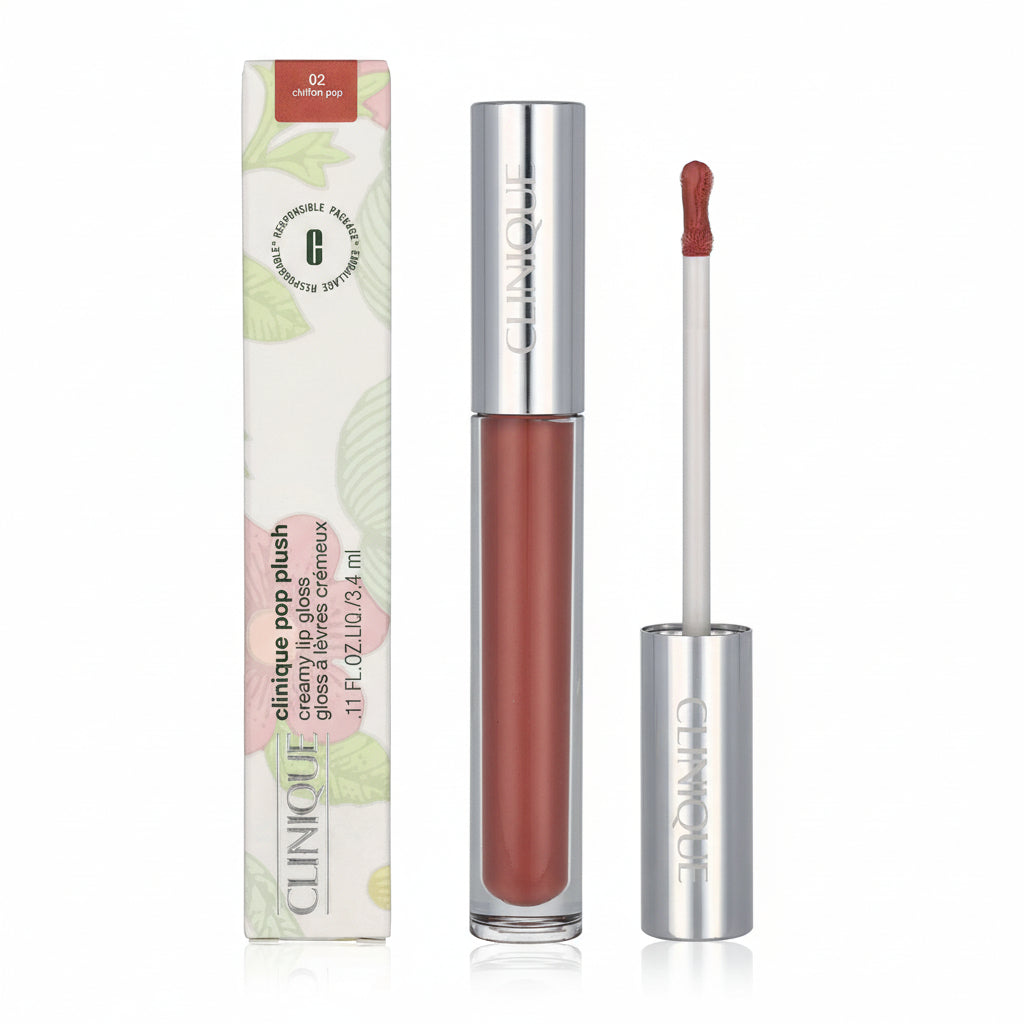 Clinique Pop Plush Creamy Lip Gloss 3.4ml - 02 Chiffon Pop