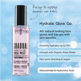 Sienna X Gradual Organic Self Tan Rose Mist 100ml