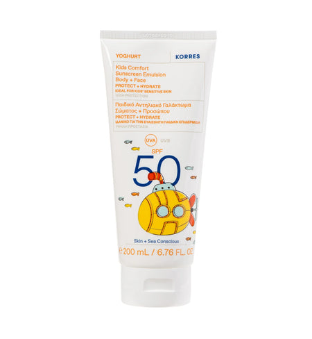 Korres Kids Comfort Sunscreen Emulision SPF50 200ml