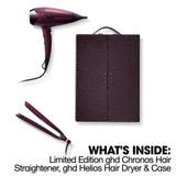 ghd Deluxe Helios Hair Dryer and Chronos Hair Straightener Gift Set in Cherry Chic