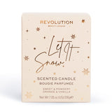 let it snow candle