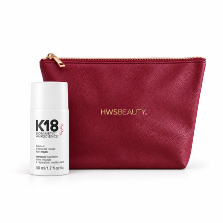 K18 Leave-in Molecular Repair Hair Mask 50ml + Free HWS Beauty Cosmetic Bag