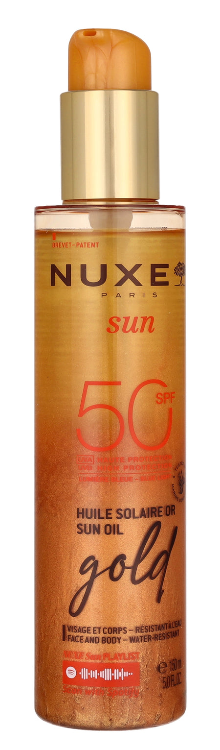 NUXE Sun Oil Shimmering Gold SPF50 150ml