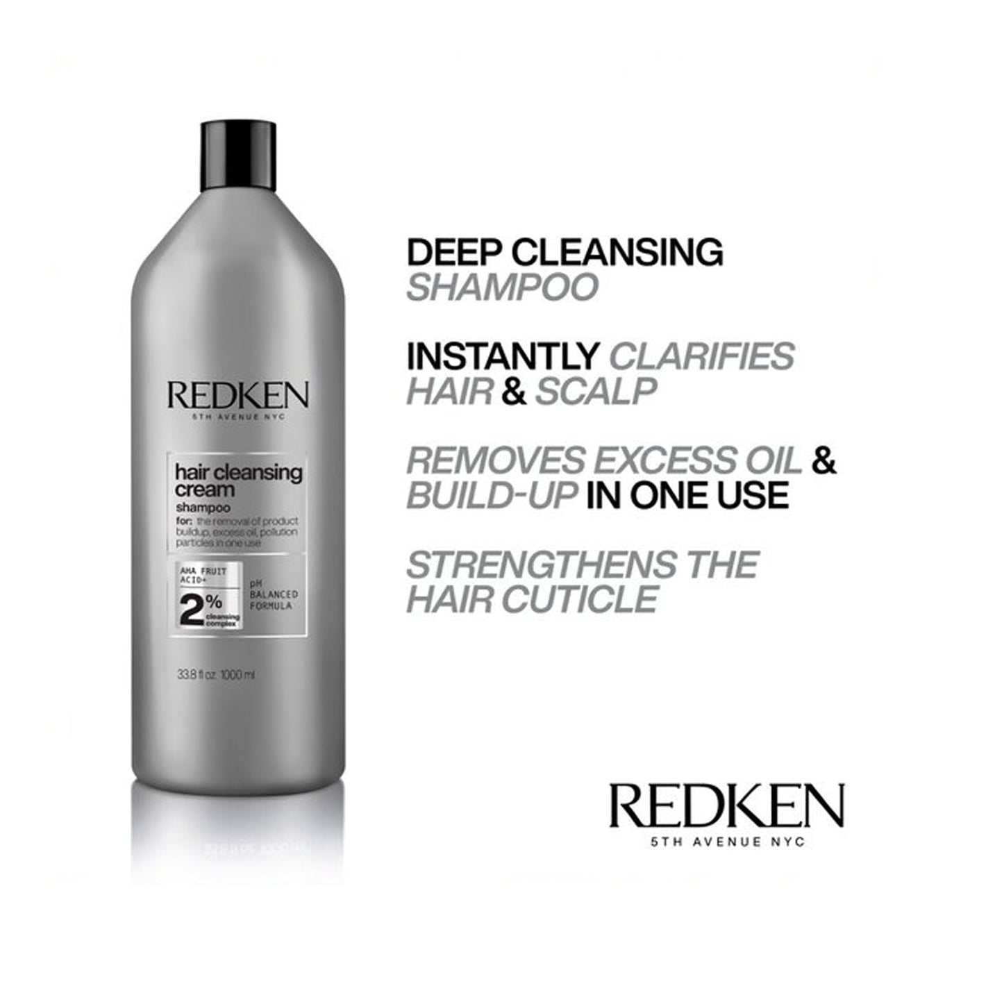 Redken Hair Cleansing Cream Shampoo 1000ml
