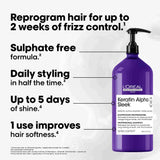 L’Oréal Keratin Alpha Sleek Shampoo 1500ml