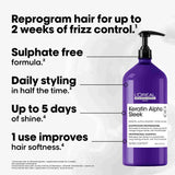 L’Oréal Keratin Alpha Sleek Shampoo 1000ml