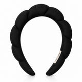 Kitsch Recycled Fabric Puffy Headband 1pc- Black