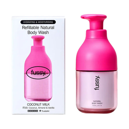 Fussy Refillable Natural Body Wash Coconut Milk 320ml