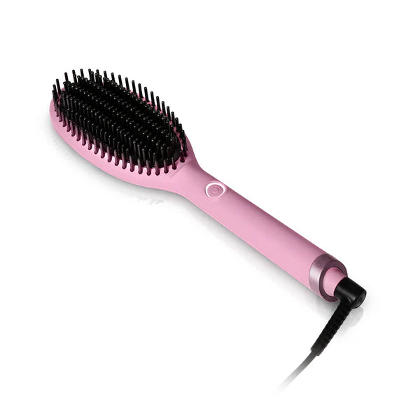 ghd Glide Hair Straightening Brush in Fondant Pink HWS Beauty