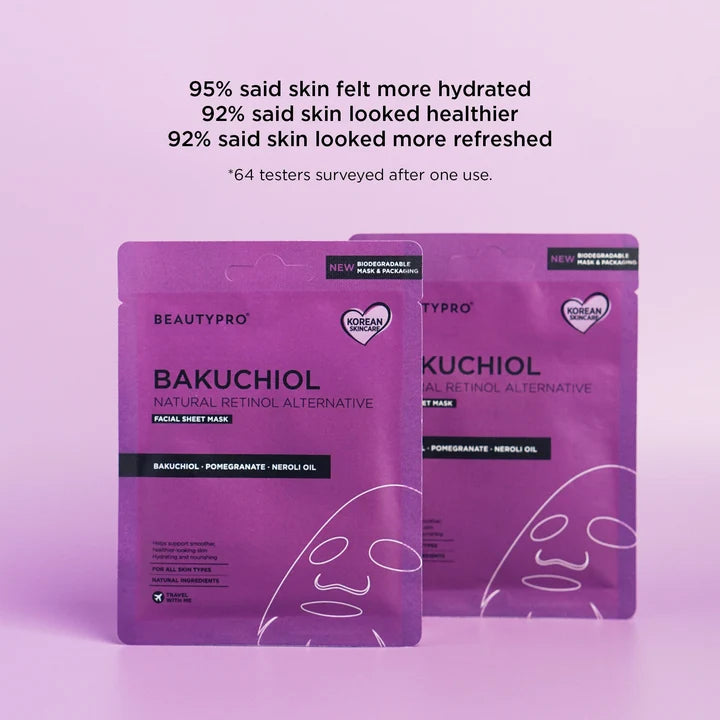 Beauty Pro Bakuchiol Facial Sheet Mask