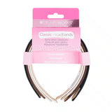 Brushworks Classic Headbands – 4 Pack