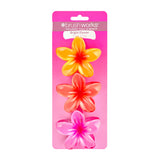 Brushworks Bright Flower Claw Clip 3 pack