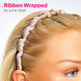 Brushworks Ribbon Zig Zag Headbands 3 Pack