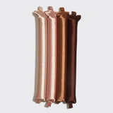 Kitsch Satin Jumbo Flexi Rods 4pc Set- Rosewood
