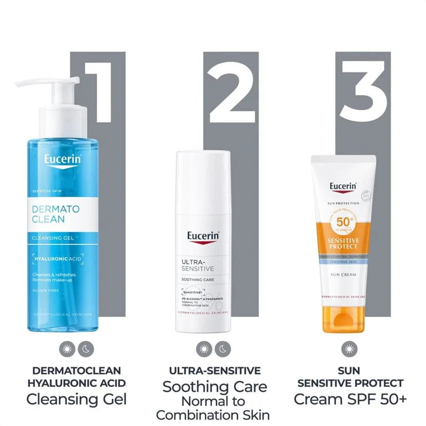Eucerin Ultra Sensitive Soothing Face Cream for Normal to Combination Skin 50ml