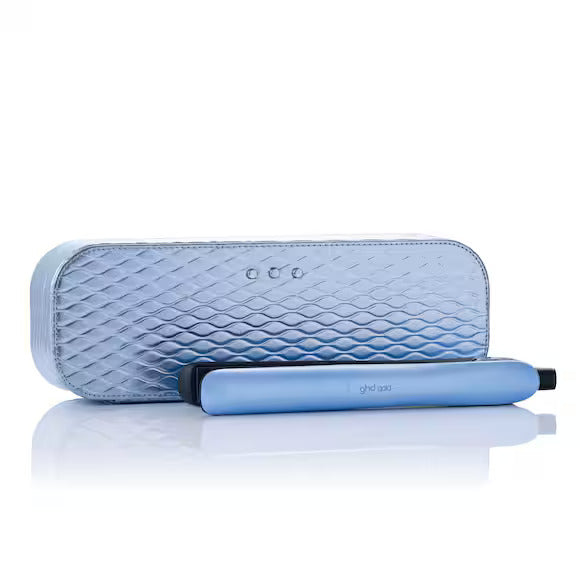 ghd Gold Hair Straightener In Icy Blue HWS Beauty