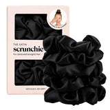 Kitsch Satin Sleep Scrunchies 5pc - Black