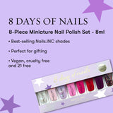 Nails.Inc 8 Days of Nails Nail Polish Set