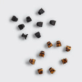 Kitsch Recycled Plastic Micro Classic Claw Clips 16pc Set - Black & Tort