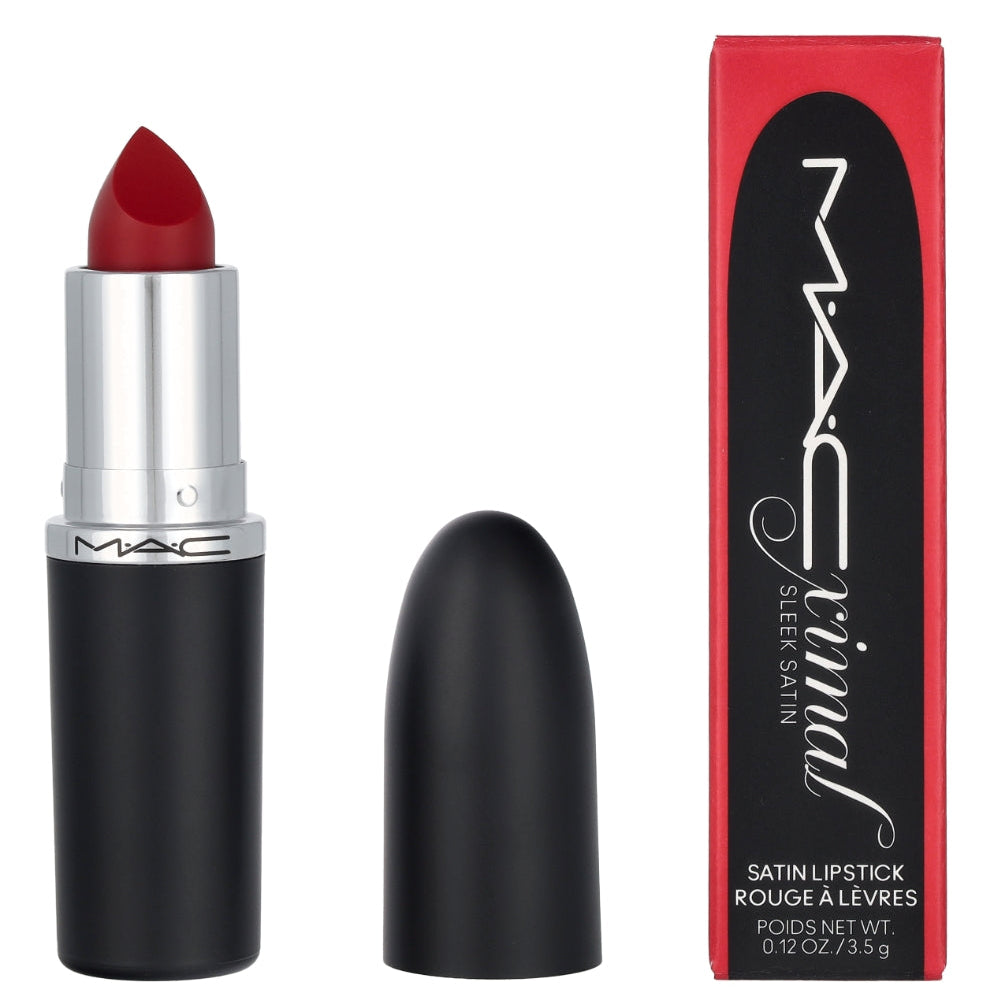 MAC Macximal Sleek Satin Lipstick - 831 Brave Red 3.50g