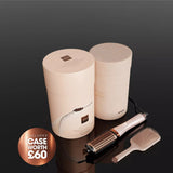 ghd Duet Blowdry Hair Dryer Brush Festive Gift Set In Cashmere Beige