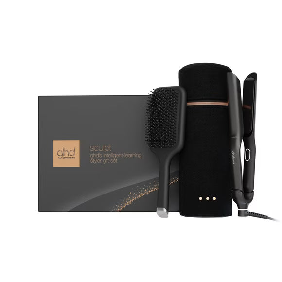ghd Sculpt Interactive Hair Straightener Festive Gift Set In Black